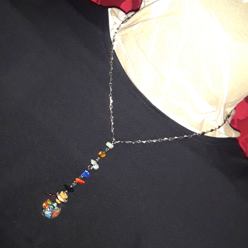 MIXED STONE NECKLACE